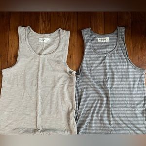 Abercrombie Striped Tank Tops - Size Small - Set of 2